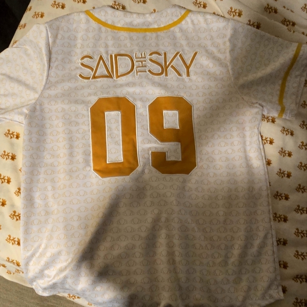 Said The Sky White & Gold Jersey